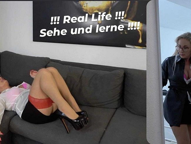 Studentin-Aneta's Porno Video: 1000% Extremes Real Life !!! Genervt von der Arbeit !!! fi** MICH !!!
