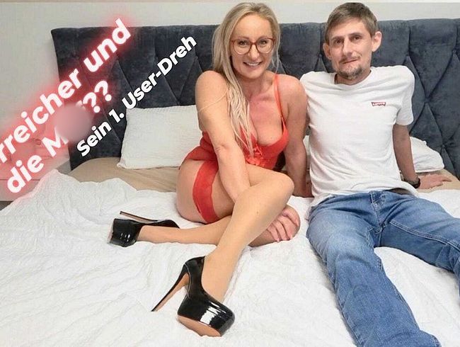 Studentin-Aneta's Porno Video: Österreicher und die M I L F !!! Sein 1. User-dreh ... Entju**fert seinen schw**z