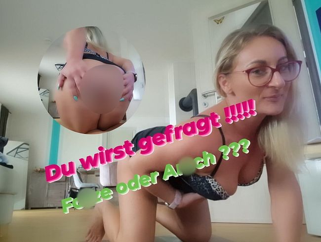 Studentin Aneta Porno Video: Hilfeee!!!fo**e oder ars** ???? Du wirst gefragt!!!!